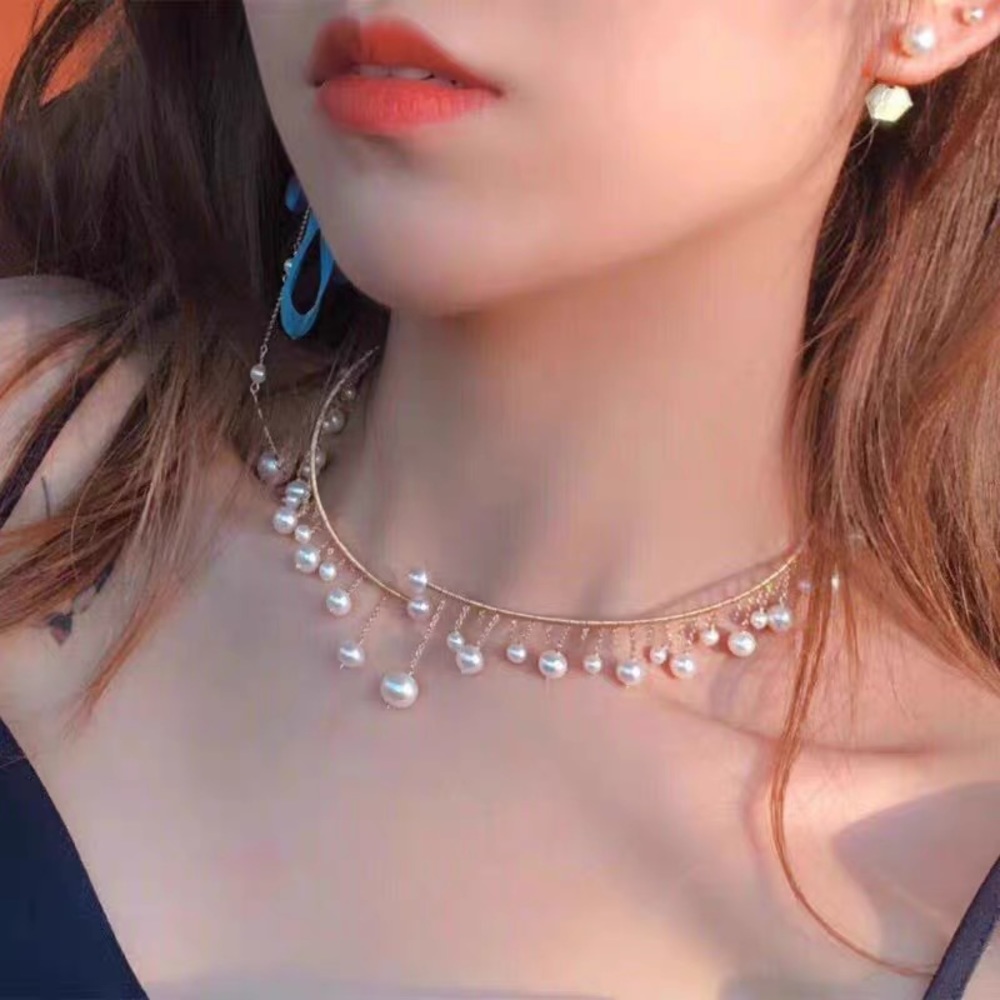 Real pearl necklace.  Authentic
